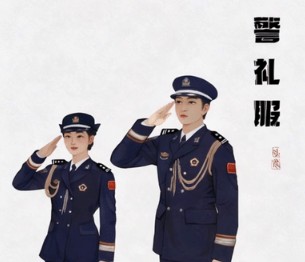 生动！国风AI系列警服变迁史来了！